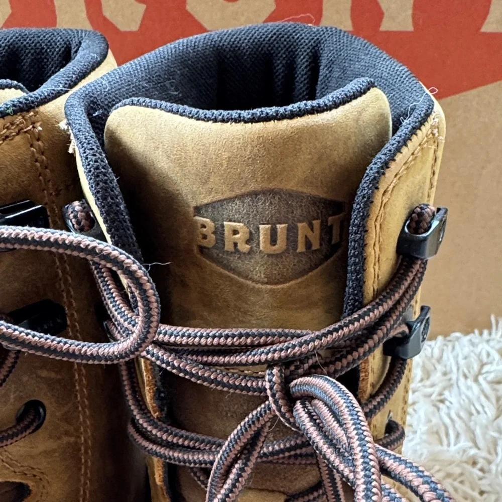 NWOT Brunt Men's The Marin 8” Waterproof (Comp toe) Brown Work Boots 10.5 - Picture 5 of 16